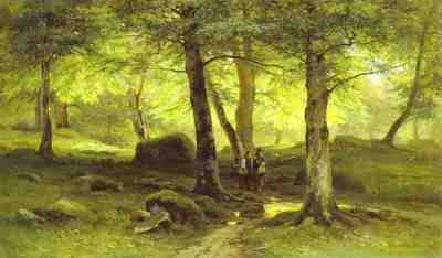 Ivan Shishkin - In the Grove (1865)