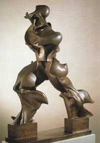 Umberto Boccioni - Unique Forms of Continuity in Space (1913 cast 1972)