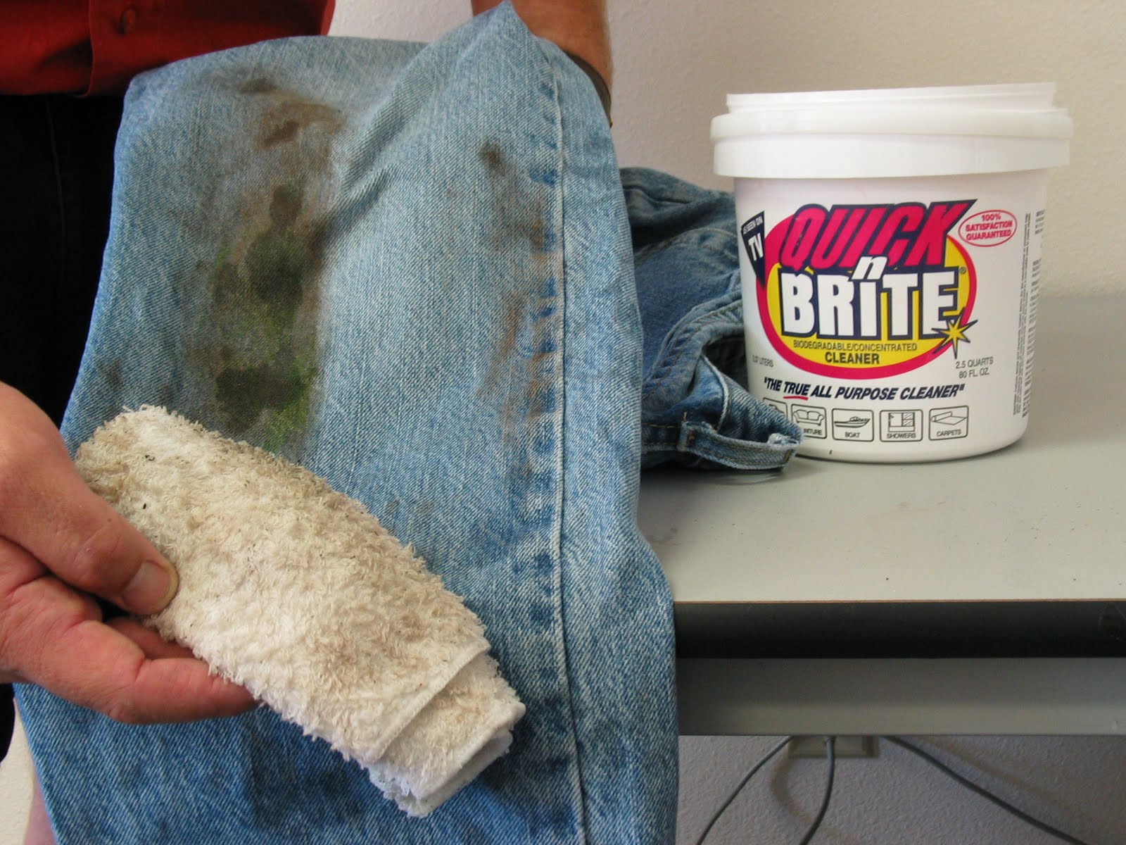 Quick n Brite Quick Cleaning Tips How to Clean Set in Clothing Stains