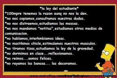 la ley del estudiante