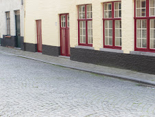 Brugges Cobblestone Street