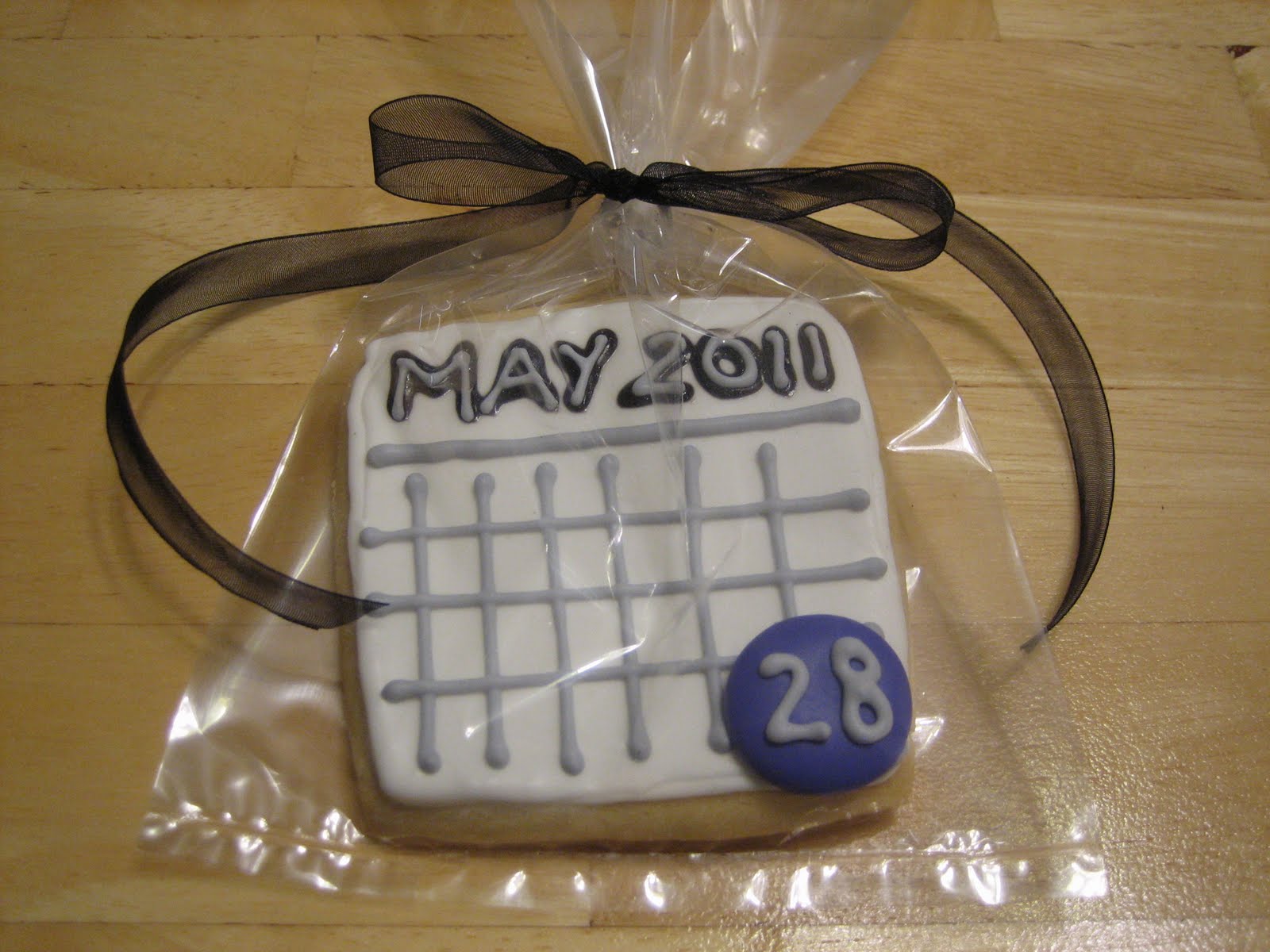 five: Save the Date Cookies