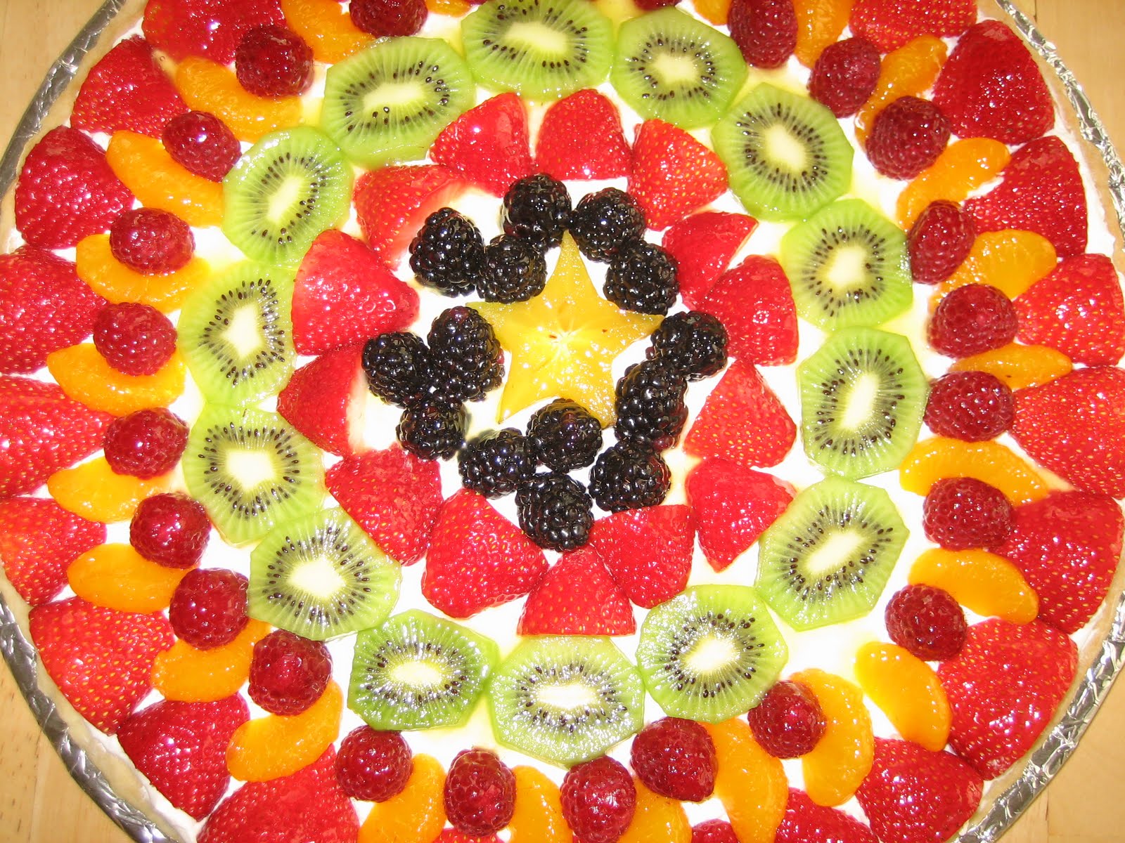 Cookie Fruit Pizza