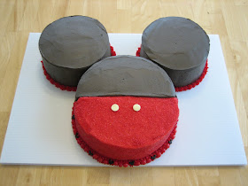 five: Mickey Mouse Cake