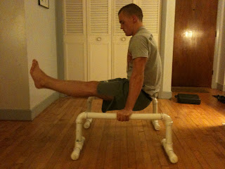 Homemade Parallettes