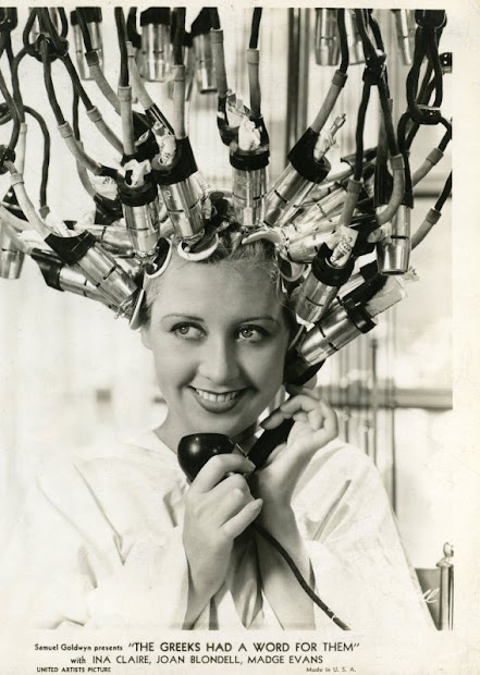 1930's fashion - vintage hair salon