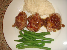 Maple & Apple Cider Glazed Pork w/Smashed Cauliflower