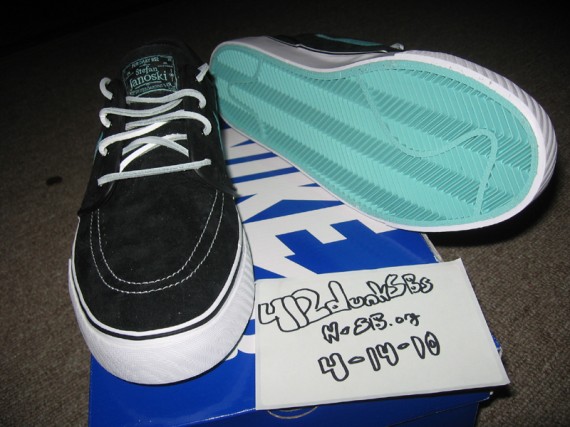 nike sb stefan janoski tiffany black mint
