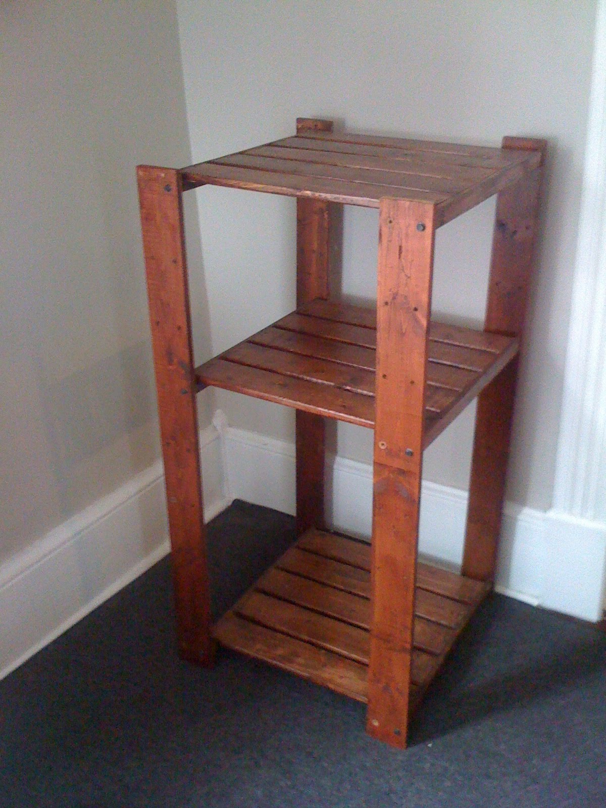 "So long, Savannah!" SOLD Wooden Utility Shelves / 50