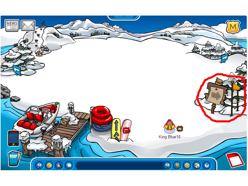 Brown Puffle Playing