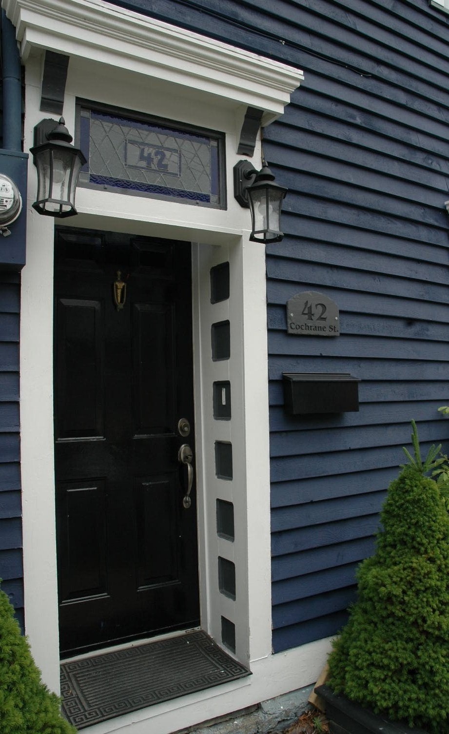 black door Craftsman exterior, Black doors, Doors