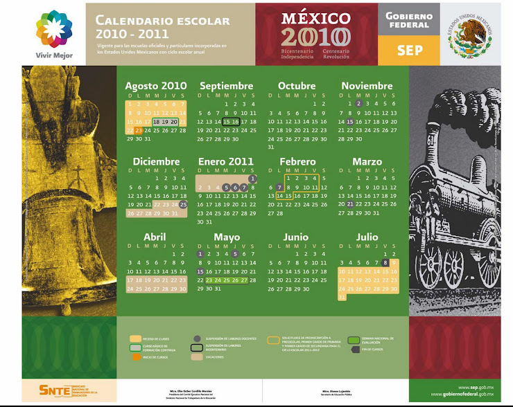 Calendario Escolar 2010 - 2011