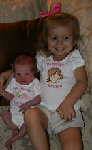 22 Months Maggie and 1 Week Kerri Grace
