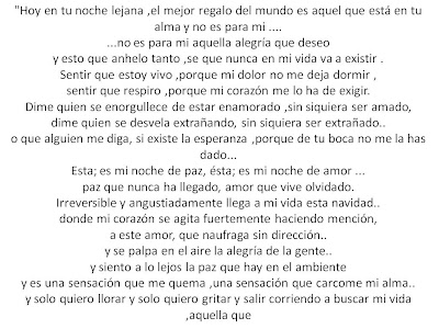 Poemas de desamor en navidad