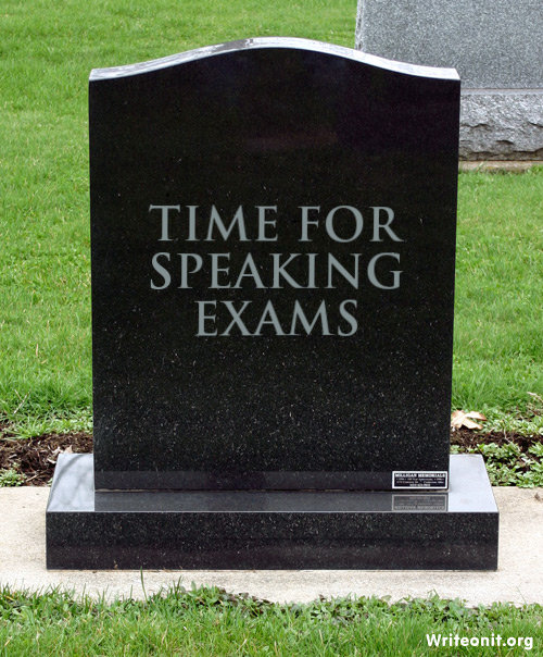 Speaking Exam