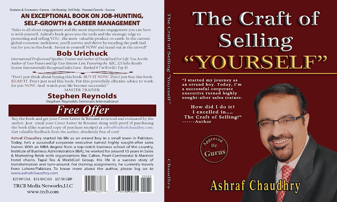 The Craft of Selling "YOURSELF"