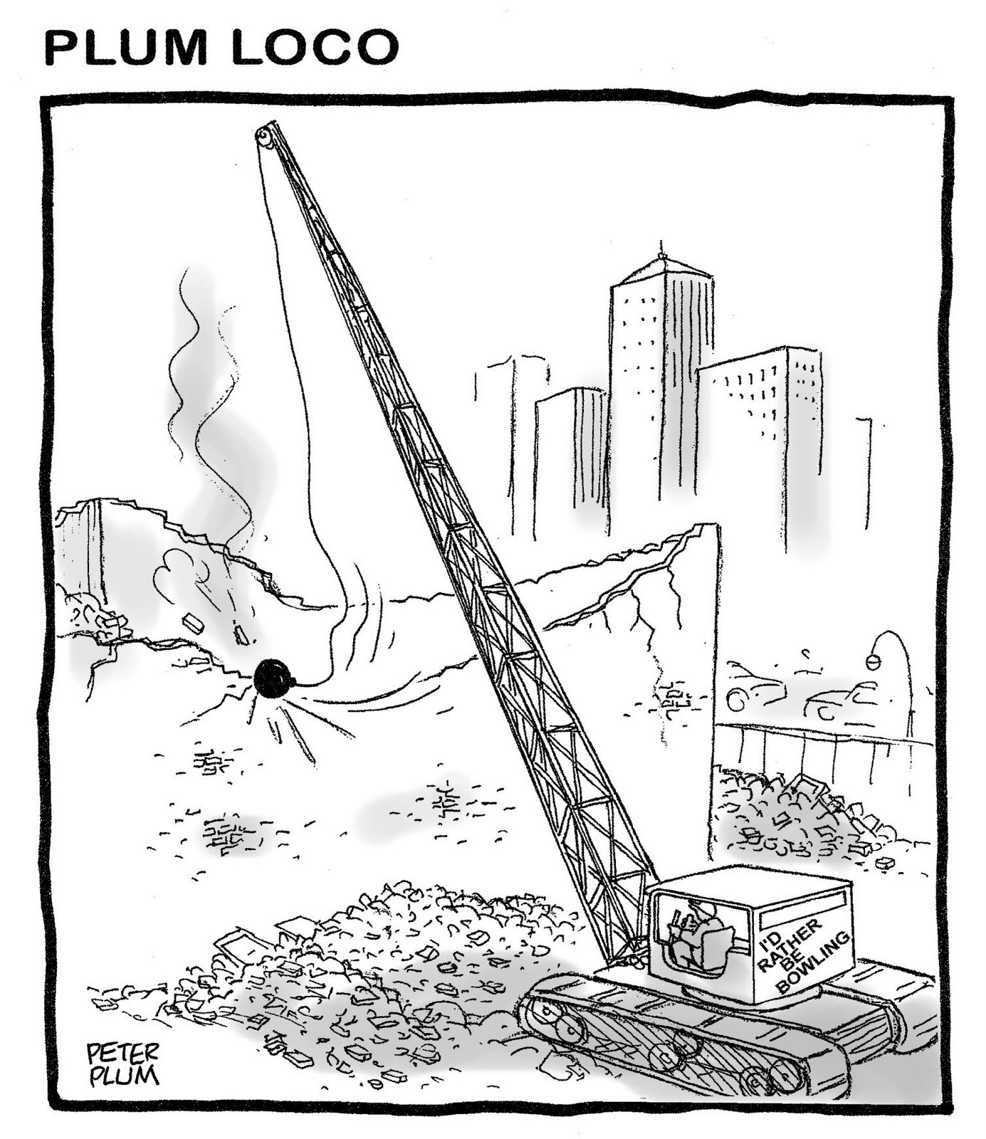 Plum Loco Roy Delgado Off the wall comic