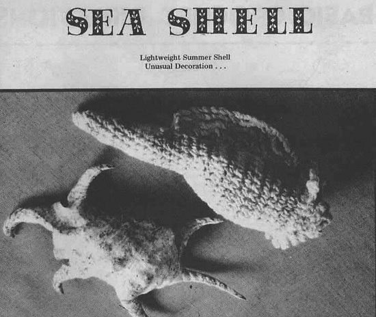 Crochet Seashell Pattern