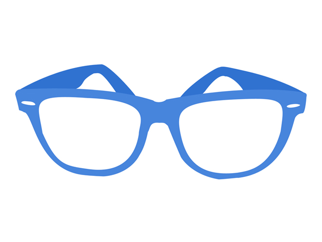 Boy In Blue Glasses