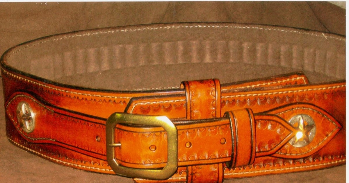 Lionheart Leather and Blades Western Gun Belt