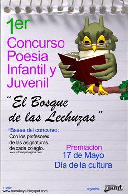 1er Concurso de poesia infantil y juvenil.