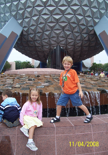 Brother and I at Disney