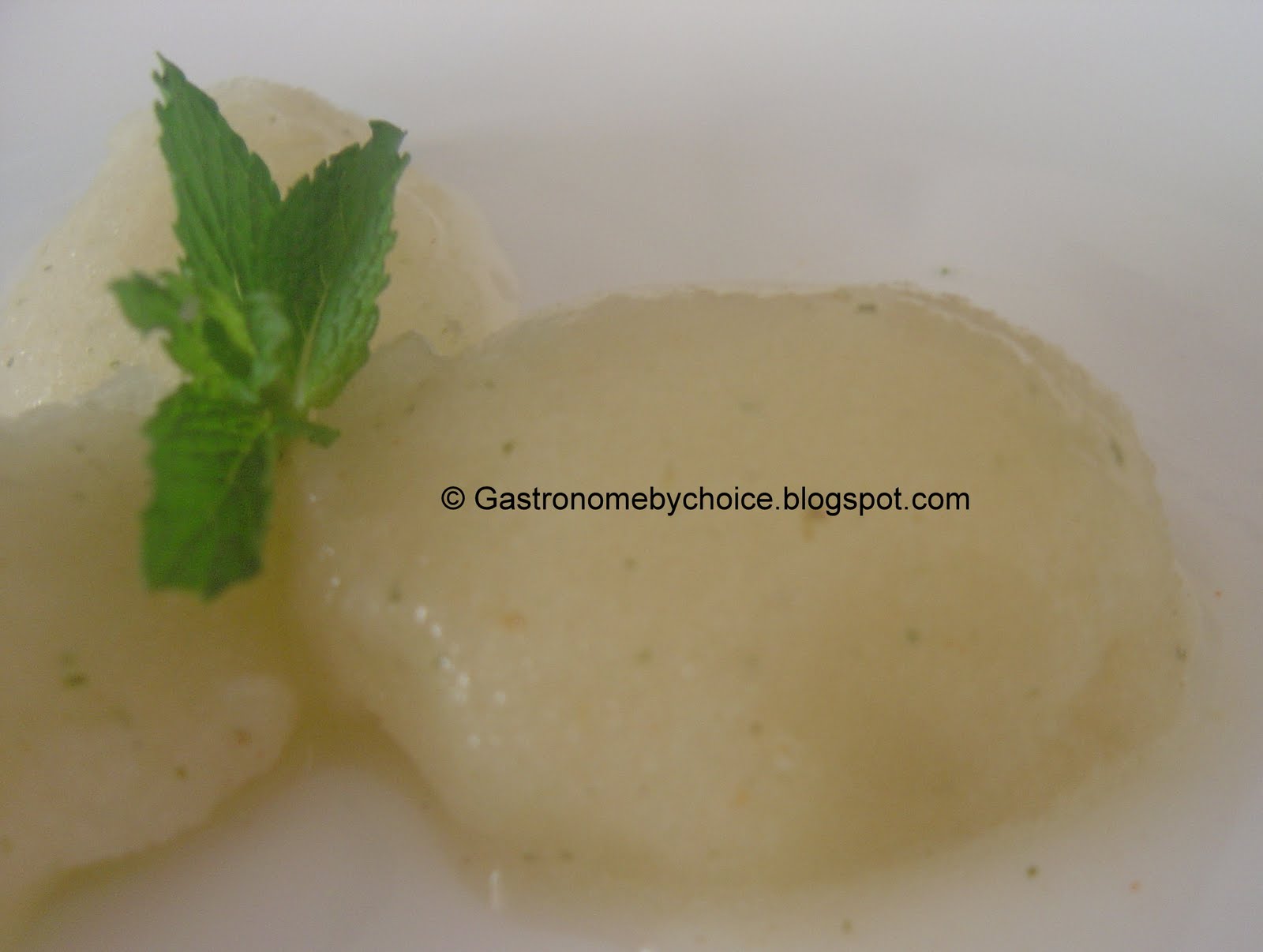 Sorbet Garnish