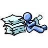 Reading man thumbnail, читающий человек, превью