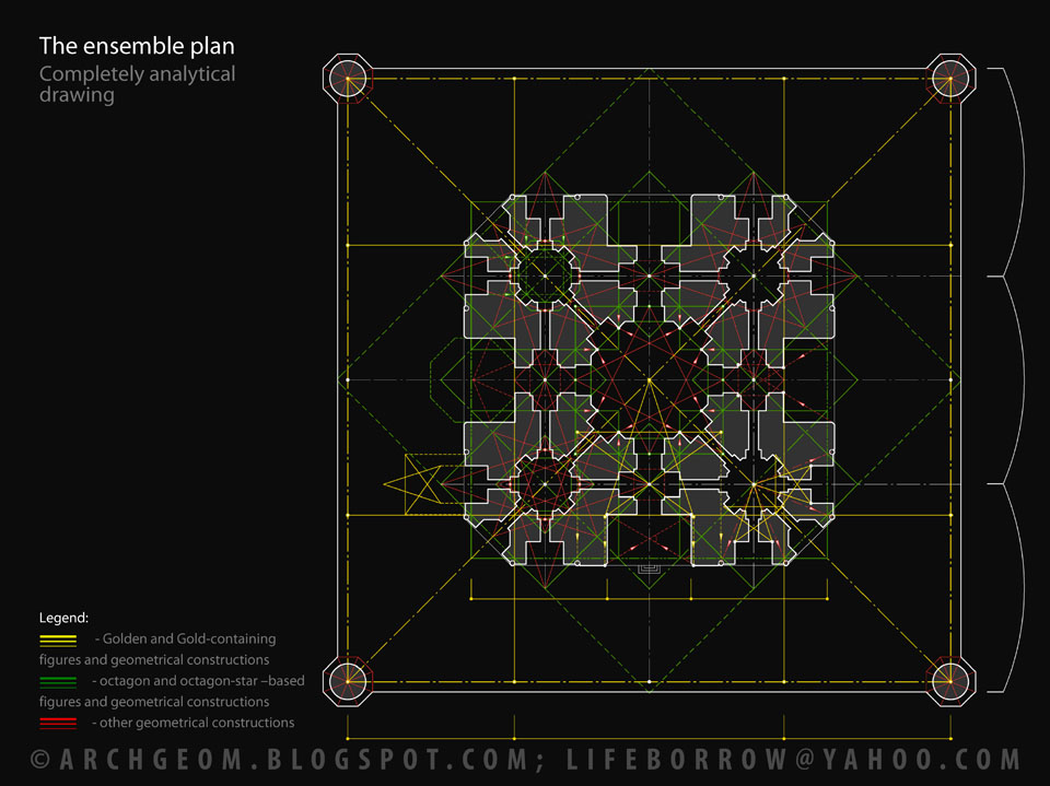 ArchGeom GOLDEN SECTION IN THE TAJ MAHAL ARCHITECTURE