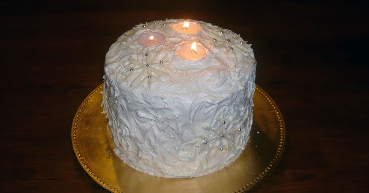 Smashing Cake Designs Snowy Candle Cake Decorating
