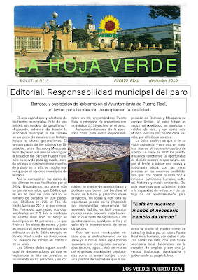 Hoja Verde nº 7 Verdes Equo Andalucía