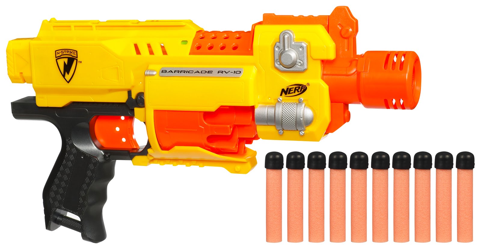 NEW NERF BLASTER OFFICIAL BARRICADE REV10