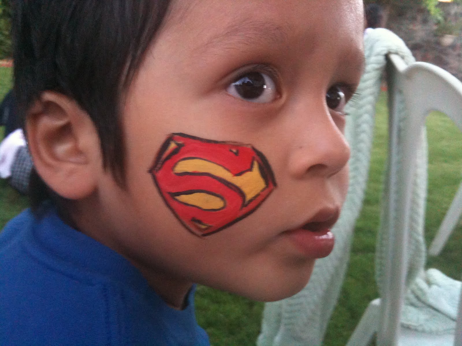 superman face paint