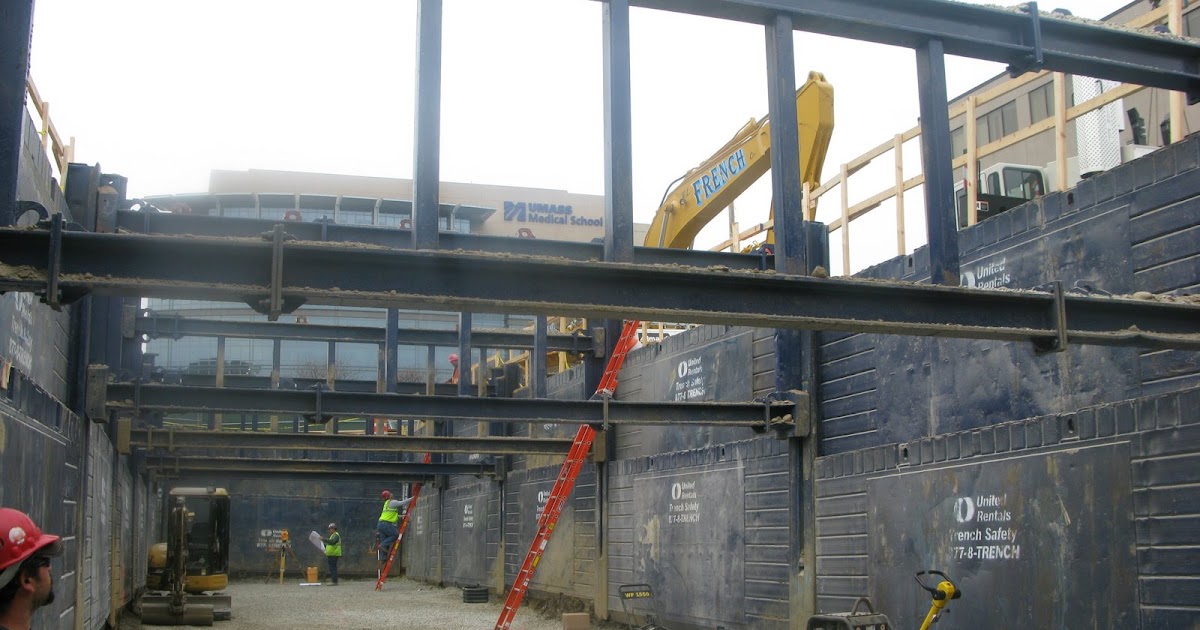 W. L. French Excavating Slide Rail Shoring System Supports Tunnel