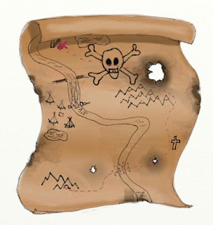 Drawn Treasure Map