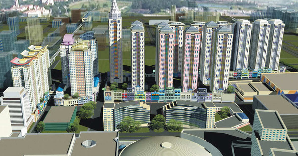 THE MANHATTAN GARDEN Center Cubao THE MANHATTAN HEIGHTS