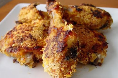 Recipes  Chicken on Oven Baked Fried Chicken Recipe   Free Chicken Recipes