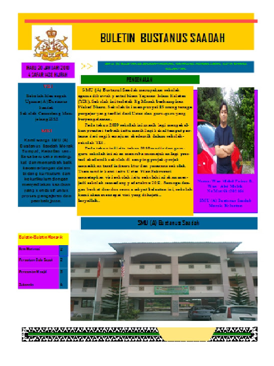 My Publisher : Buletin Bustanus Saadah