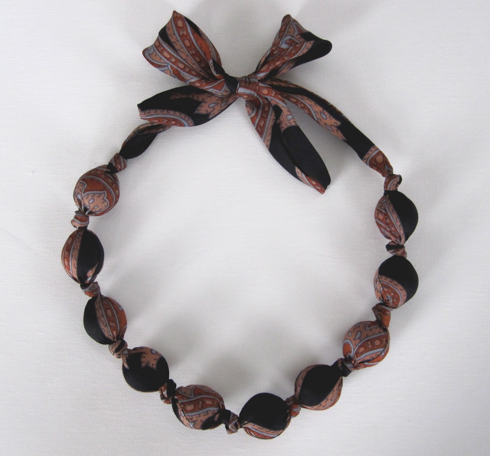 artstar by aletha Upcycled Tie Necklace Tutorial