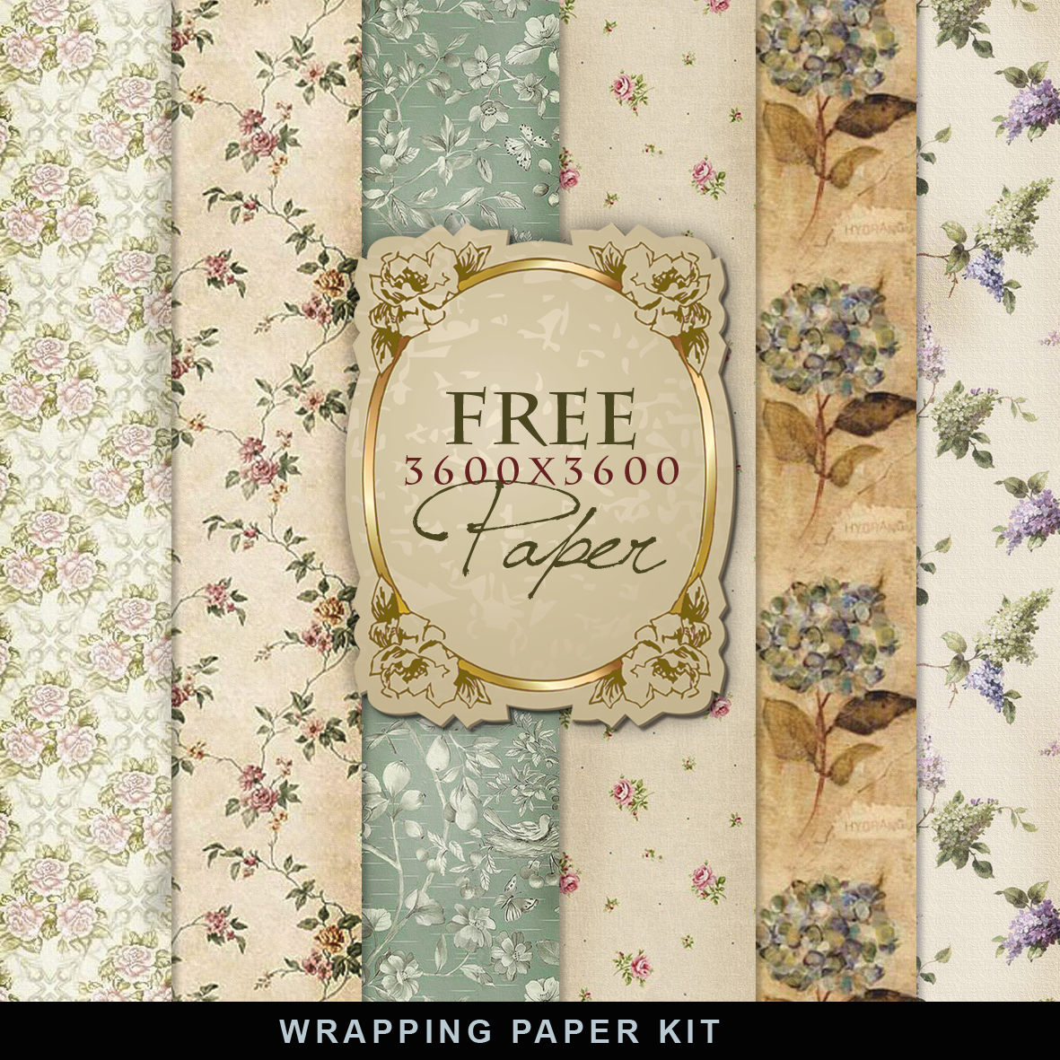 Freebies Vintage Wrapping PaperFar Far Hill Free database of digital
