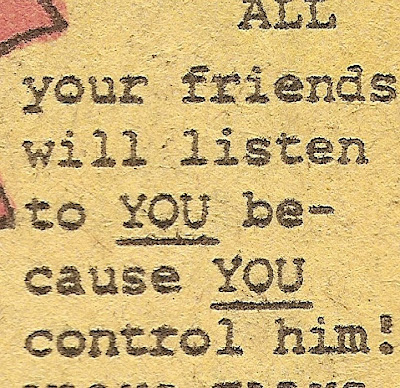 Becuase what's the point of friends who don't obey you?