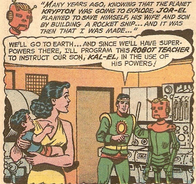 Oh, Jor-El, if you had spent a little less time programming sexist robots, and more time saving Krypton...