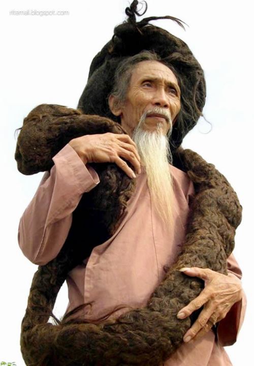 "The man with the Longest Hair in Vietnam - Amazing Photos... Amazing+Hairy+man+%284%29