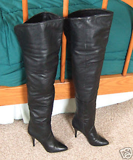 80s thigh high boots