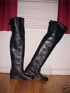 black thigh high riding boots