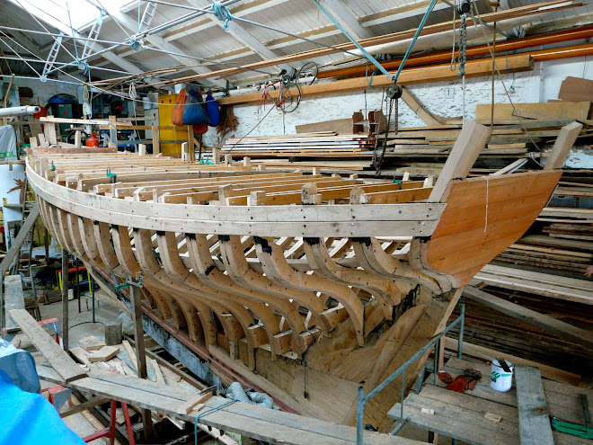 Sheer and whale strake fitted