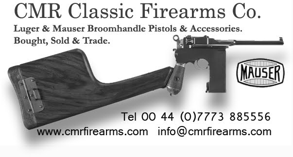 Mauser Broomhandle Pistol and Luger Pistol Accessories and parts