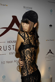 Bai Ling in a See Thru Dress