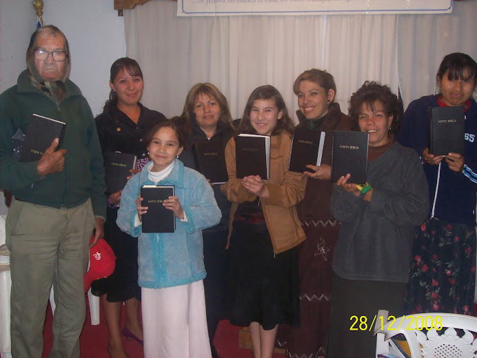 Bibles at Bro. Arnulfo Nieto's church