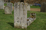 UNUSUAL GRAVE AT ST. MARYS CHURCH IN WOBURN, BEDFORDSHIRE